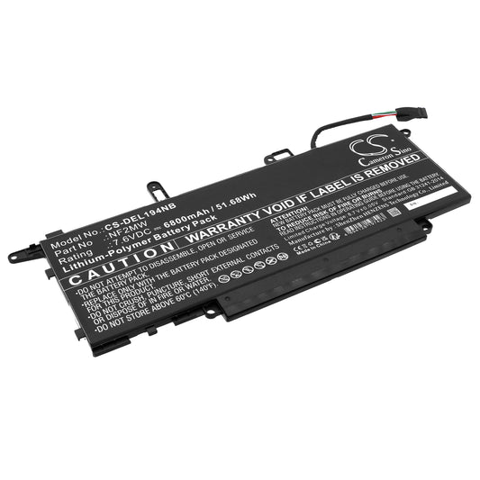 Replacement Battery for Dell Latitude 14 9410 2-in-1 – Notebook, Laptop – 6800mAh / 7.6V