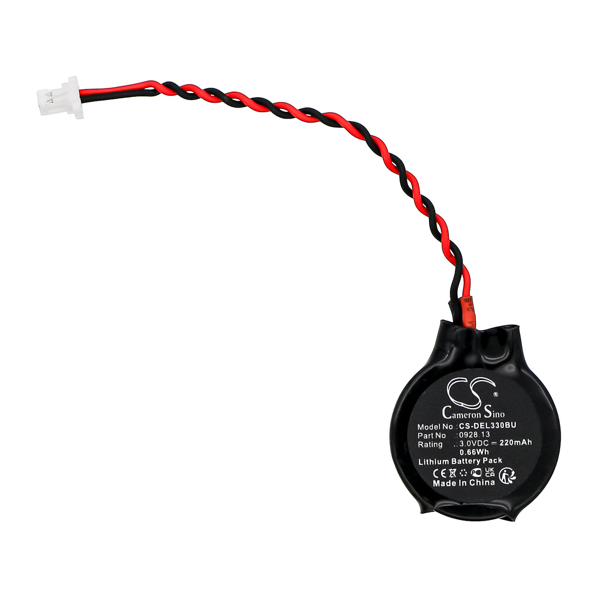 Replacement Battery for Dell Latitude 3330 – CMOS BackUp – 220mAh / 3V
