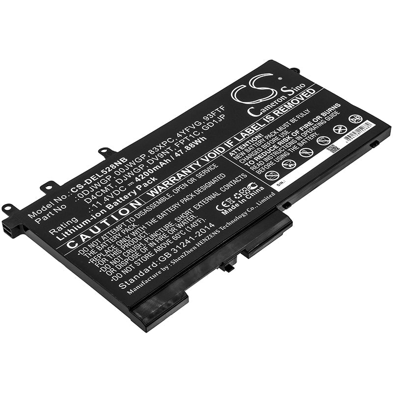 Replacement Battery for DELL  Latitude 12 5290 – Notebook, Laptop – 4200mAh / 47.88Wh / 11.4V