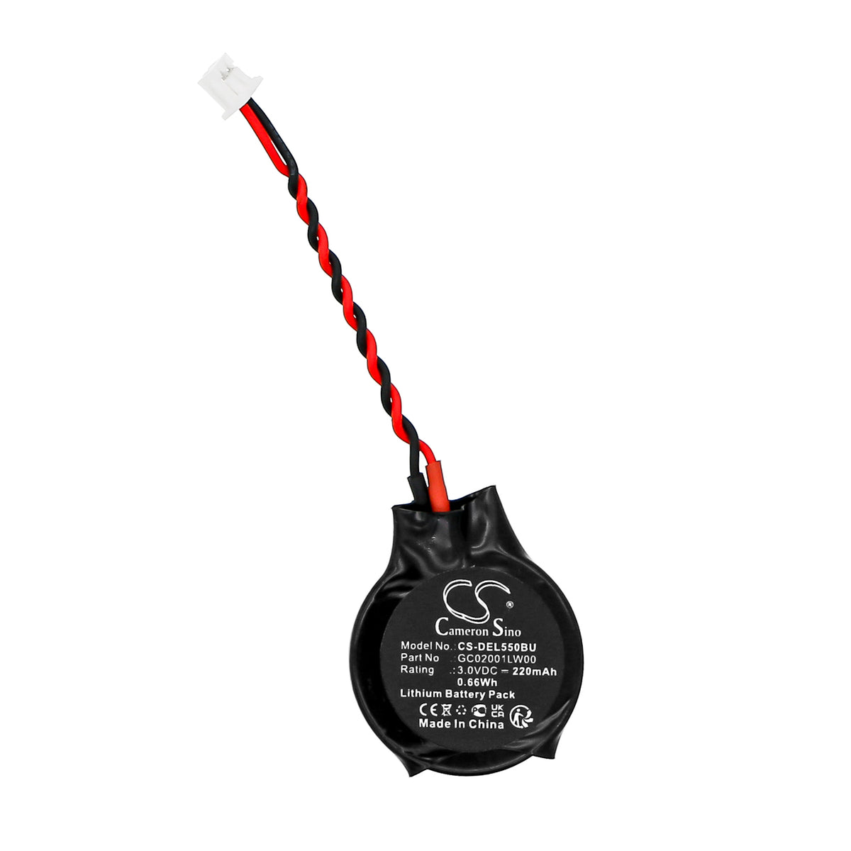 Replacement Battery for Dell Latitude E5550 – CMOS BackUp – 220mAh / 3V