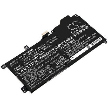 Replacement Battery for Dell Latitude 7200 2-in-1 – Notebook, Laptop – 4650mAh / 7.6V - image 1