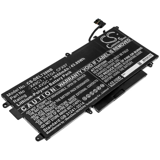 Replacement Battery for Dell Latitude 5289 2-in-1 – Notebook, Laptop – 3850mAh / 11.4V