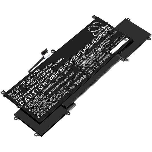 Replacement Battery for Dell Latitude 9510 2-in-1 – Notebook, Laptop – 7250mAh / 11.4V