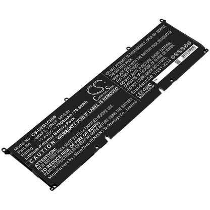 Replacement Battery for Dell Alienware M15 R3 – Notebook, Laptop – 7000mAh / 11.4V - image 1