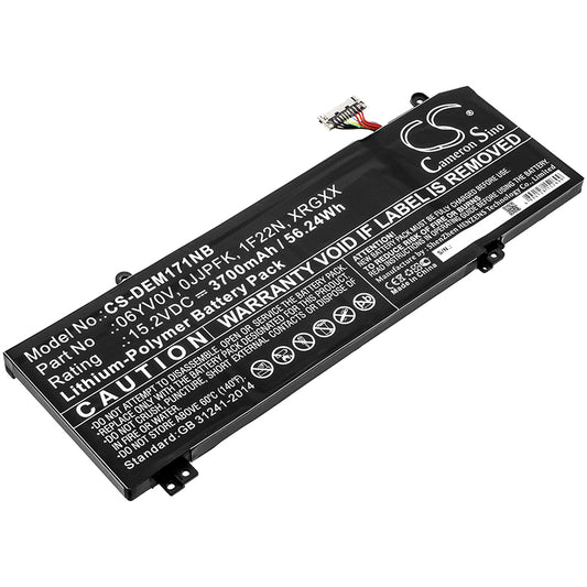 Replacement Battery for Dell G5 5590-D2785W – Notebook, Laptop – 3700mAh / 15.2V