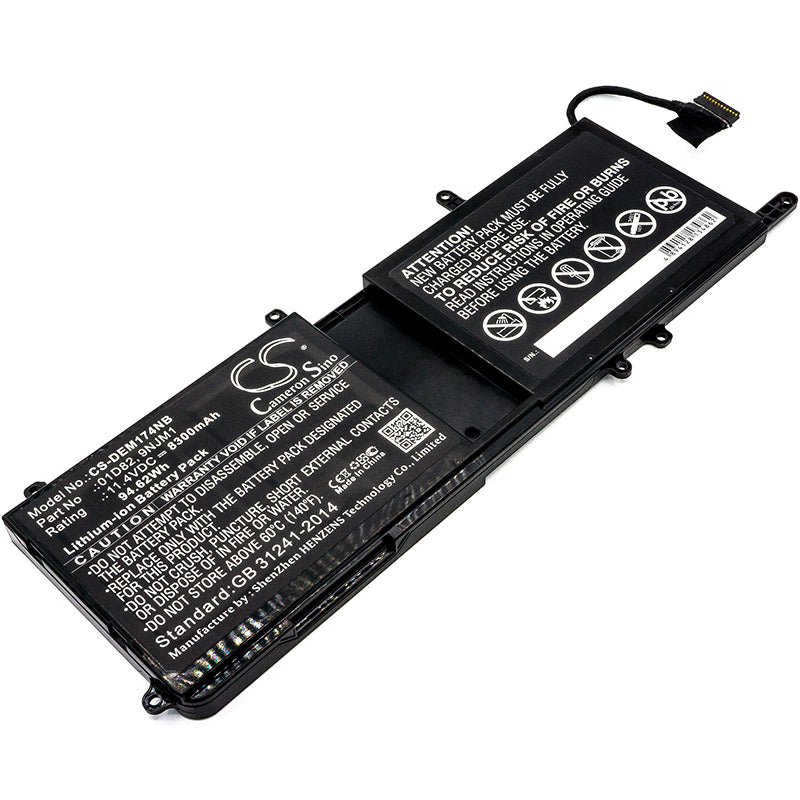 Replacement Battery for Dell Alienware 15 R3 – Notebook, Laptop – 8300mAh / 11.4V - image 1