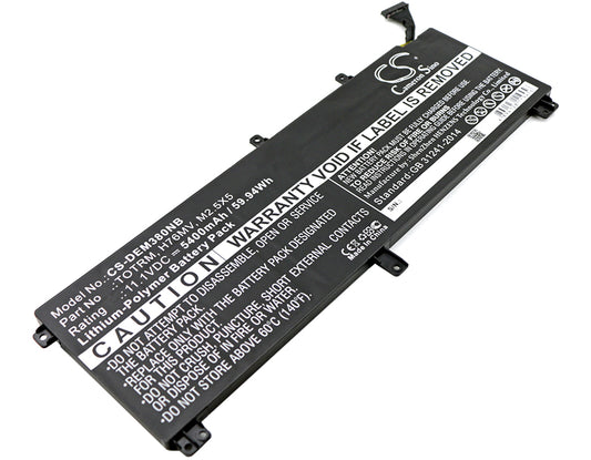 Replacement Battery for Dell Precision M3800 – Notebook, Laptop – 5400mAh / 11.1V - image 1