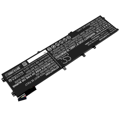 Replacement Battery for Dell XPS 15 9560 – Notebook, Laptop – 8000mAh / 11.4V - image 2