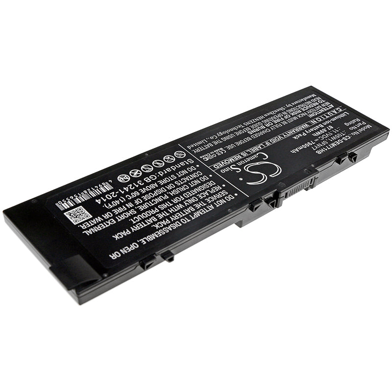 Replacement Battery for Dell Precision M7710 – Notebook, Laptop – 7900mAh / 11.1V - image 2