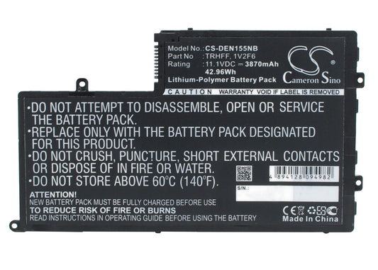 Replacement Battery for Dell Inspiron 15 – Notebook, Laptop – 3870mAh / 11.1V