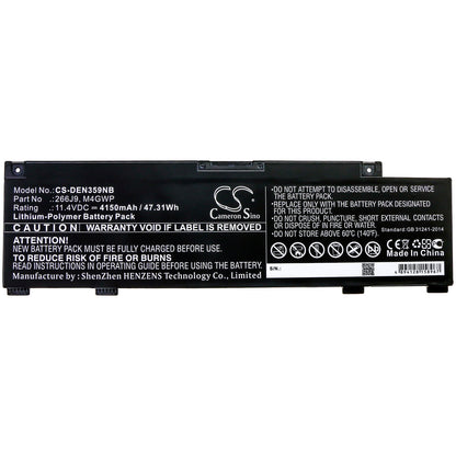 Replacement Battery for Dell Ins 14-5490-D1605L – Notebook, Laptop – 4150mAh / 11.4V - image 3