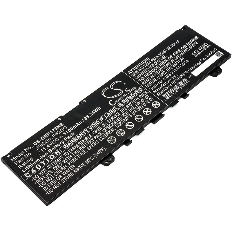 Replacement Battery for Dell Inspiron 7373 – Notebook, Laptop – 3100mAh / 11.4V - image 1