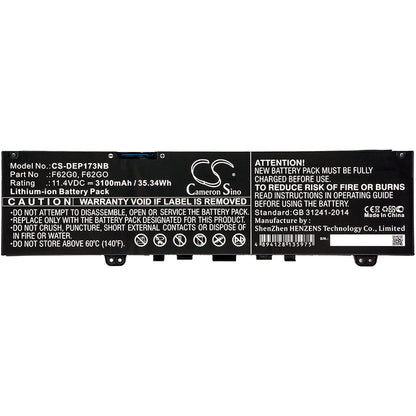 Replacement Battery for Dell Inspiron 7373 – Notebook, Laptop – 3100mAh / 11.4V - image 3