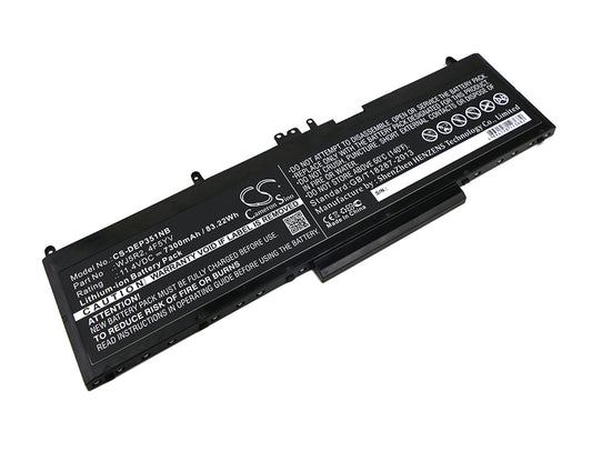 Replacement Battery for Dell Precision 3510 – Notebook, Laptop – 7300mAh / 11.4V - image 1