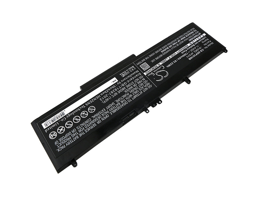 Replacement Battery for Dell Precision 3510 – Notebook, Laptop – 7300mAh / 11.4V - image 2