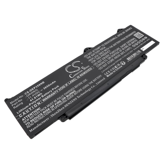 Replacement Battery for Dell Precision 15 3580 – Notebook, Laptop – 3650mAh / 11.4V