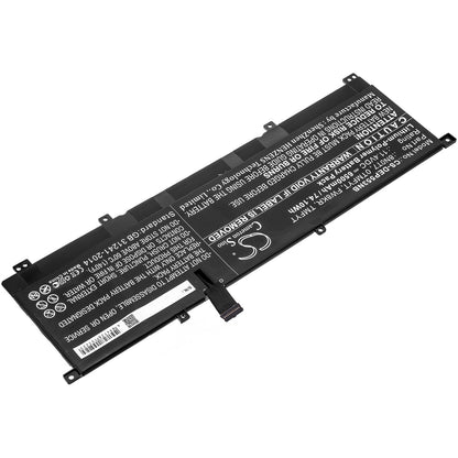 Replacement Battery for DELL  Precision 5530 2-in-1 – Notebook, Laptop – 6500mAh / 74.10Wh / 11.4V
