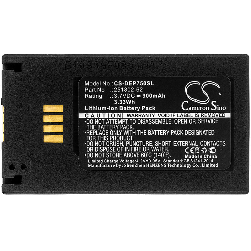Replacement Battery for David Clark | EasyPack | Vokkero | TSL | Elan | Spare | Varta | Tellermate 9900 – Barcode Scanner – 900mAh / 3.7V