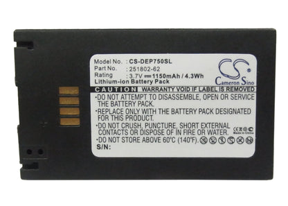 Replacement Battery for David Clark | EasyPack | Vokkero | TSL | Elan | Spare | Varta | Tellermate 9900 – Barcode Scanner – 900mAh / 3.7V
