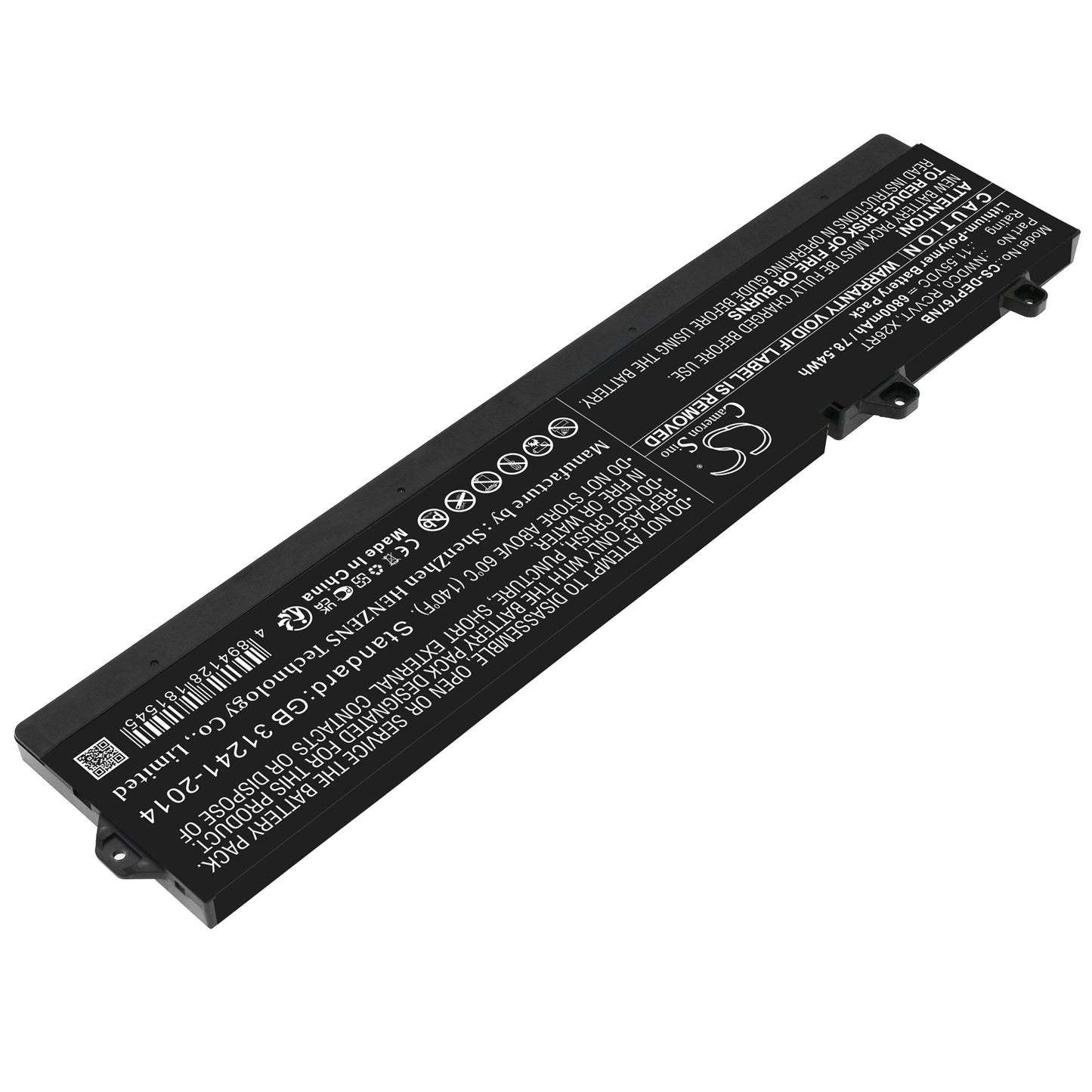 Replacement Battery for Dell Precision 7670 – Notebook, Laptop – 6800mAh / 11.55V - image 2