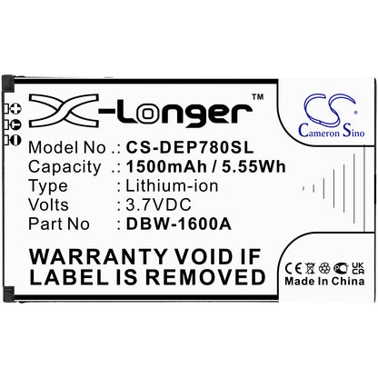 Replacement Battery for Doro 730X – Mobile, SmartPhone – 1500mAh / 3.7V