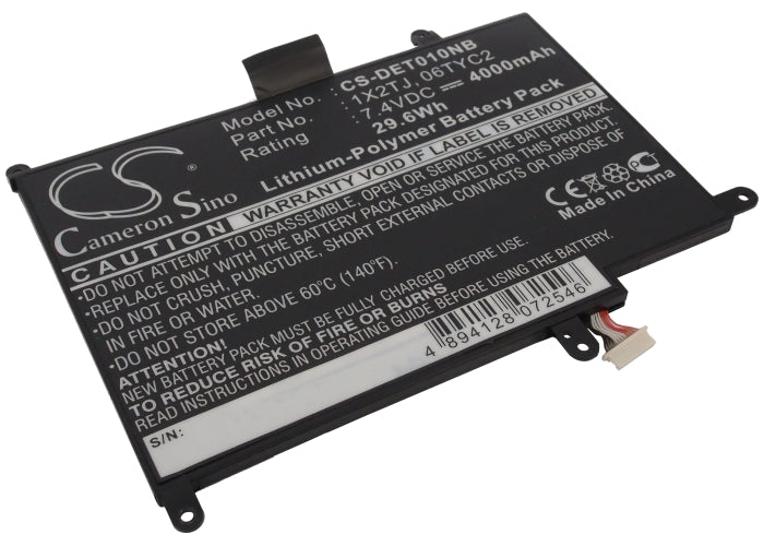 Replacement Battery for Dell Latitude ST – Notebook, Laptop – 4000mAh / 7.4V - image 1