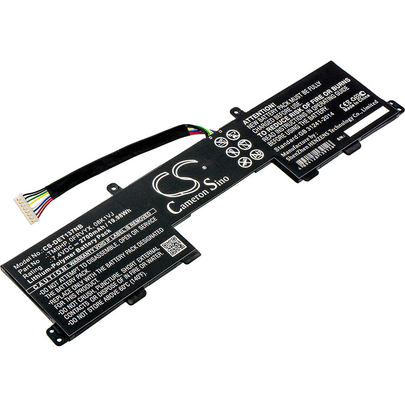 Replacement Battery for Dell Latitude 13 7350 – Notebook, Laptop – 2700mAh / 7.4V - image 1