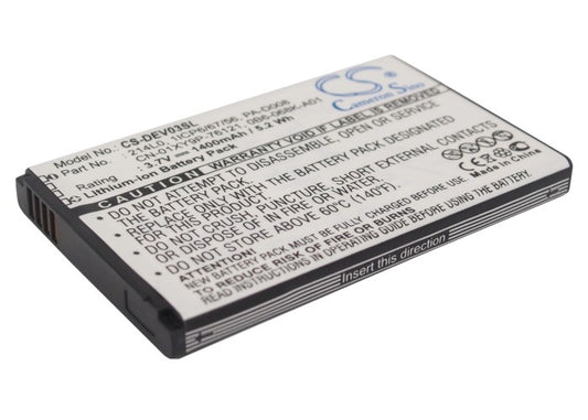 Replacement Battery for T-Mobile | Dell Venue Pro – Mobile, SmartPhone – 1400mAh / 3.7V