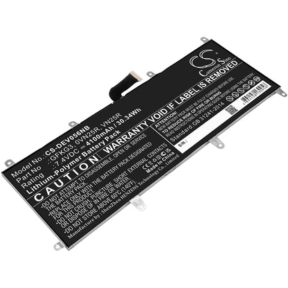 Replacement Battery for Dell Venue 10 Pro – Notebook, Laptop – 4100mAh / 7.4V - image 1