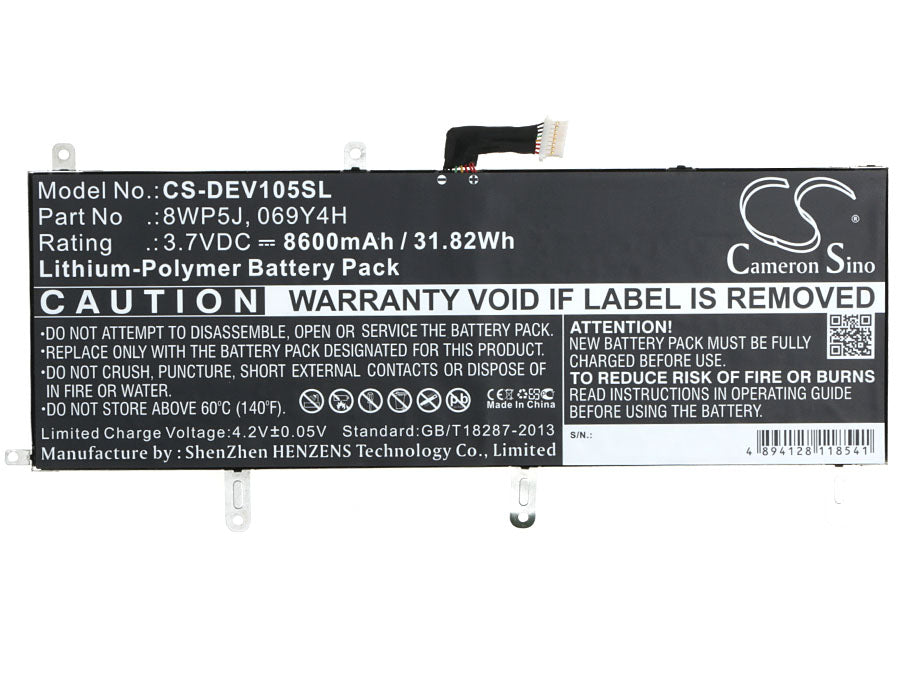 Replacement Battery for Dell Venue 10 5000 – Tablet – 8600mAh / 3.7V - image 5