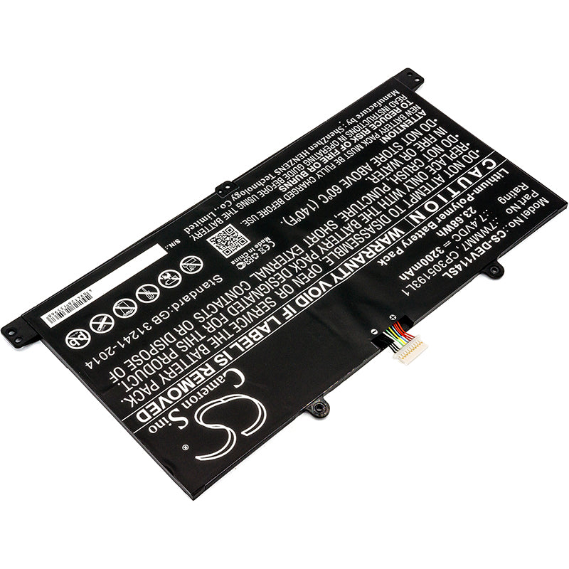 Replacement Battery for Dell Venue 11 Pro Keyboard Dock – Tablet – 3200mAh / 7.4V - image 2