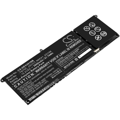 Replacement Battery for Dell Vostro 3510 – Notebook, Laptop – 3800mAh / 15.2V - image 1