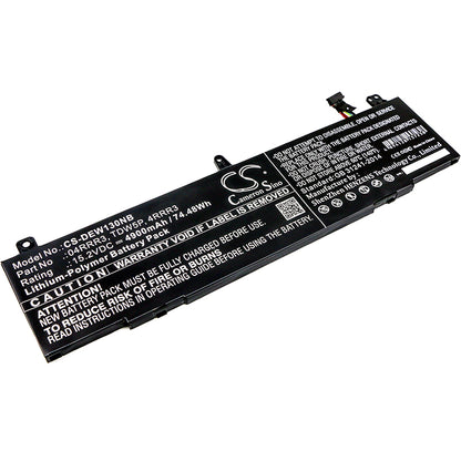Replacement Battery for Dell Alienware 13 R3 – Notebook, Laptop – 4900mAh / 15.2V - image 1