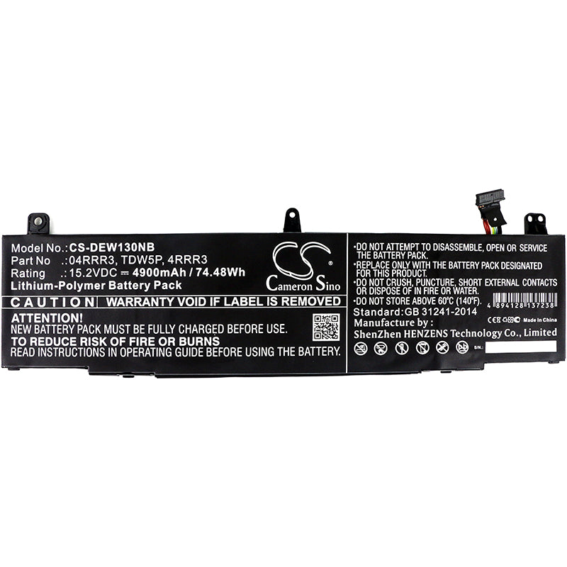 Replacement Battery for Dell Alienware 13 R3 – Notebook, Laptop – 4900mAh / 15.2V - image 3