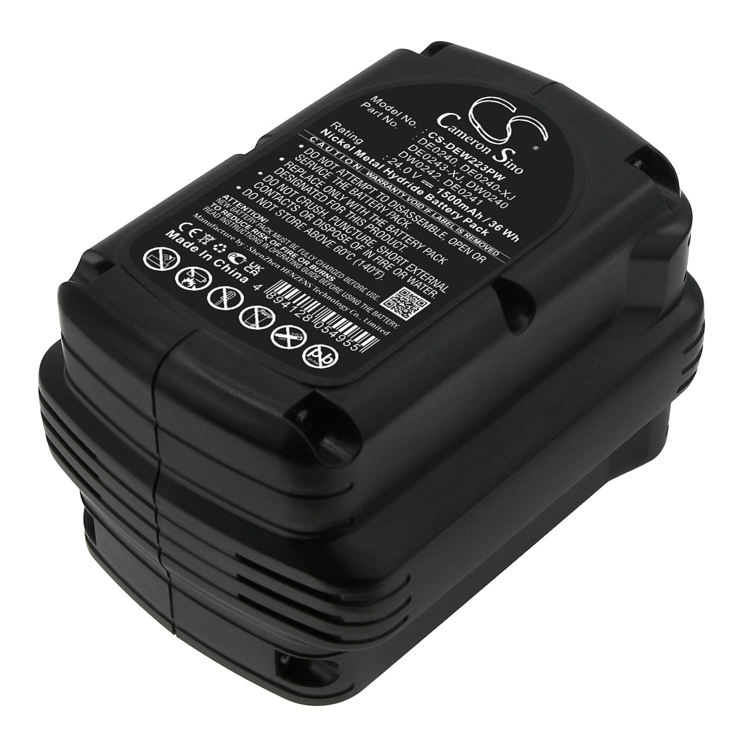 Replacement Battery for DeWalt  DC222KA – Power Tools – 1500mAh / 24.0V