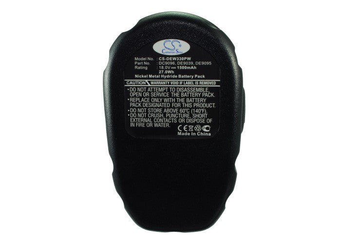 Replacement Battery for DeWalt  DC020 – Power Tools – 1500mAh / 27.00Wh / 18.0V