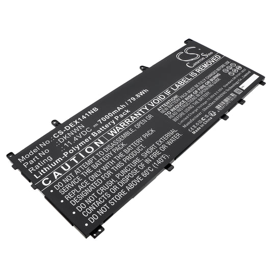 Replacement Battery for Dell Alienware X14 R1 – Notebook, Laptop – 7000mAh / 11.4V