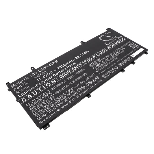 Replacement Battery for Dell Alienware X14 R1 – Notebook, Laptop – 7050mAh / 11.4V