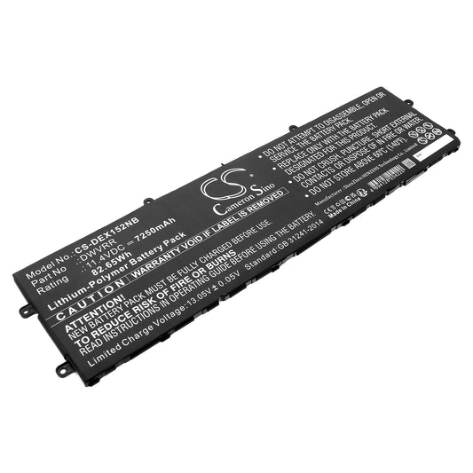 Replacement Battery for Dell X15 R2 WNR2X15CTO40S – Notebook, Laptop – 7250mAh / 11.4V