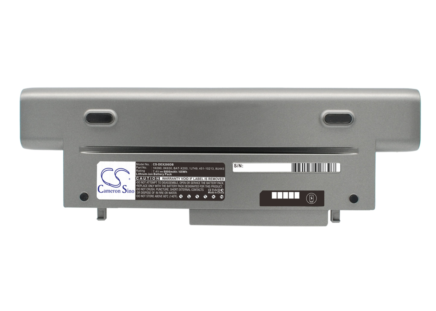 Replacement Battery for Dell Latitude X200 – Notebook, Laptop – 8800mAh / 7.4V - image 1