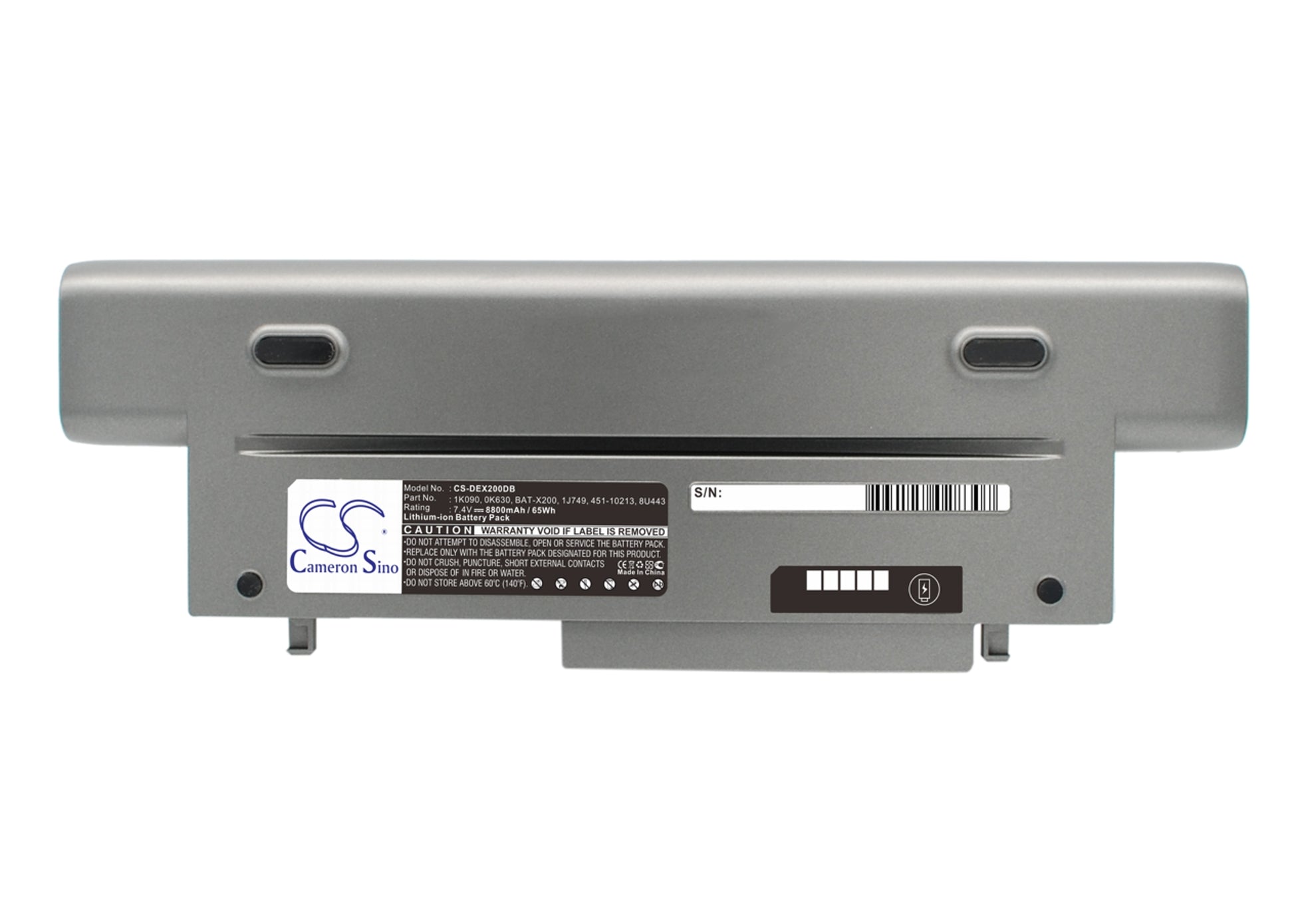 Replacement Battery for Dell Latitude X200 – Notebook, Laptop – 8800mAh / 7.4V - image 1
