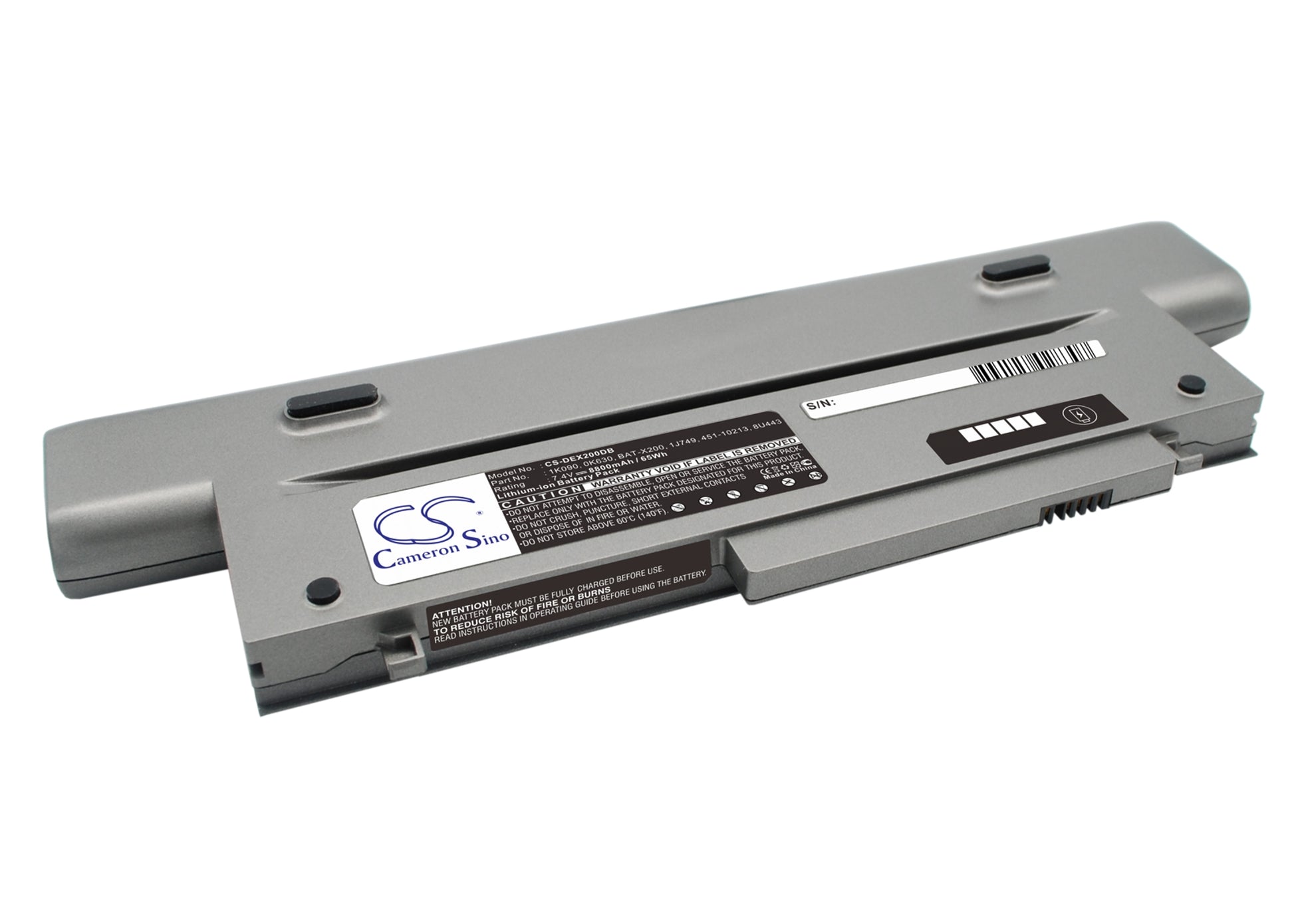 Replacement Battery for Dell Latitude X200 – Notebook, Laptop – 8800mAh / 7.4V - image 2