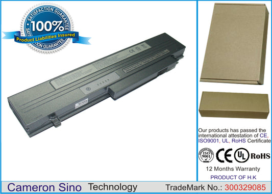 Replacement Battery for Dell Latitude X200 – Notebook, Laptop – 3600mAh / 7.4V - image 1