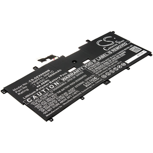 Replacement Battery for Dell XPS 13-9365-D6801TS – Notebook, Laptop – 5850mAh / 7.6V - image 1