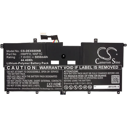 Replacement Battery for Dell XPS 13-9365-D6801TS – Notebook, Laptop – 5850mAh / 7.6V - image 3