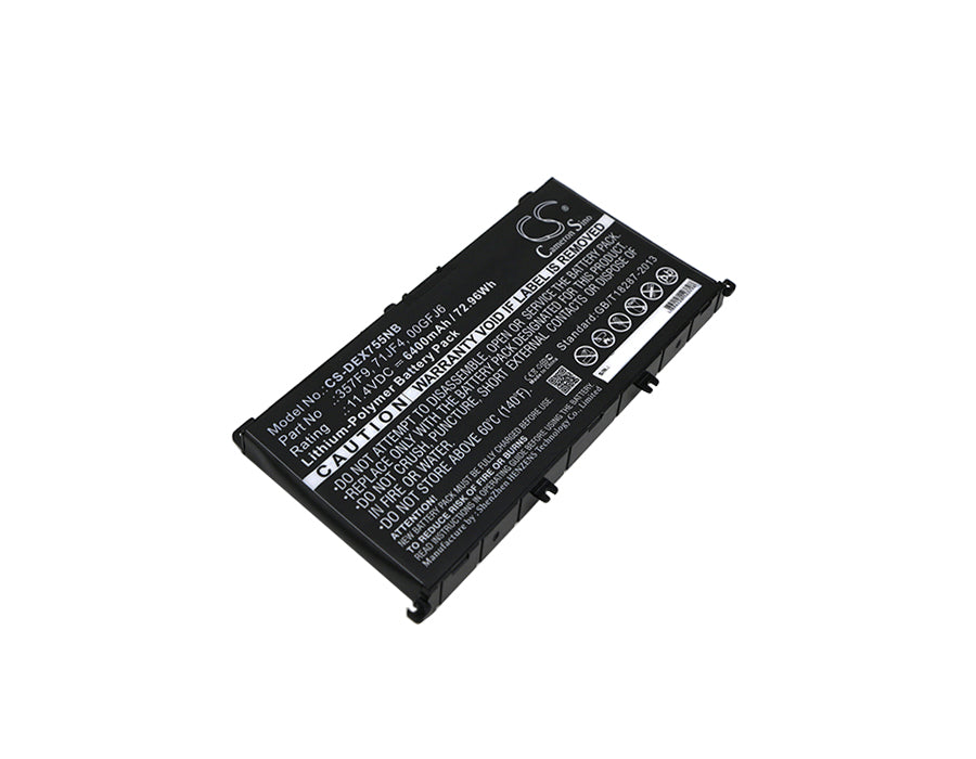 Replacement Battery for Dell Inspiron 15 7559 – Notebook, Laptop – 6400mAh / 11.4V - image 1
