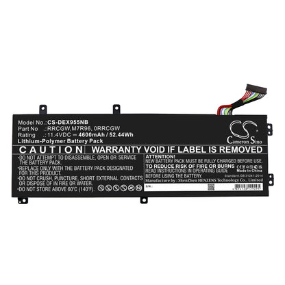 Replacement Battery for Dell P56F002 – Notebook, Laptop – 4600mAh / 11.4V - image 3