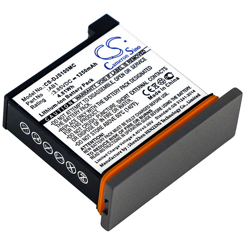 Replacement Battery for DJI Osmo Action – Camera – 1250mAh / 3.85V