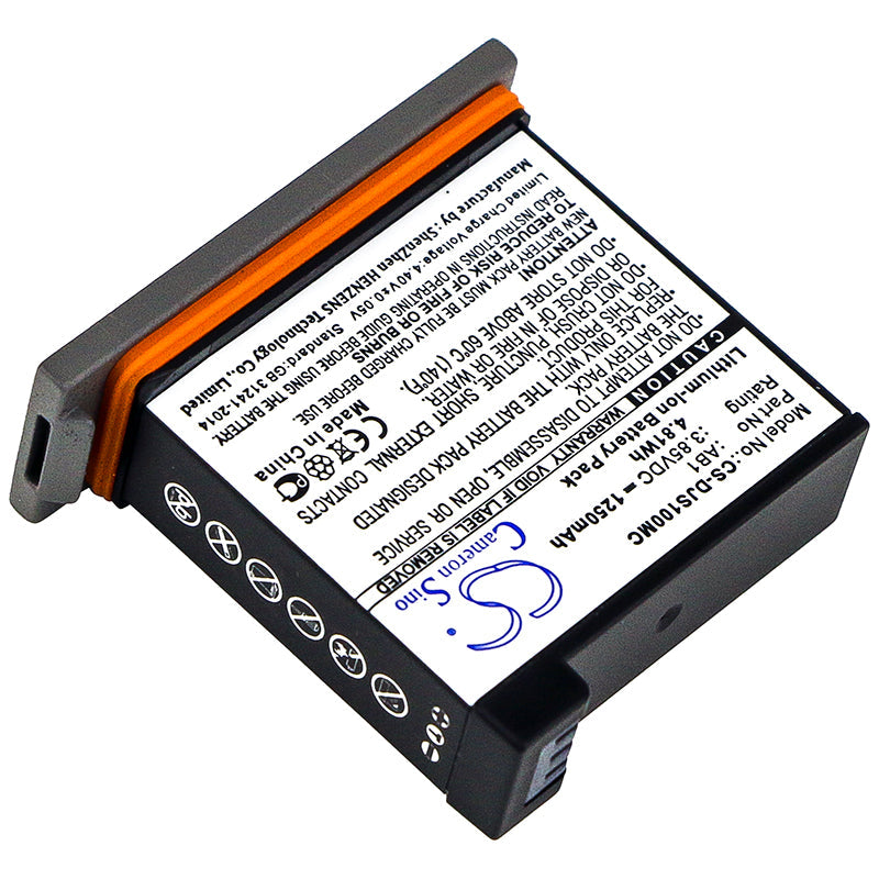 Replacement Battery for DJI  Osmo Action – Camera – 1250mAh / 4.81Wh / 3.85V