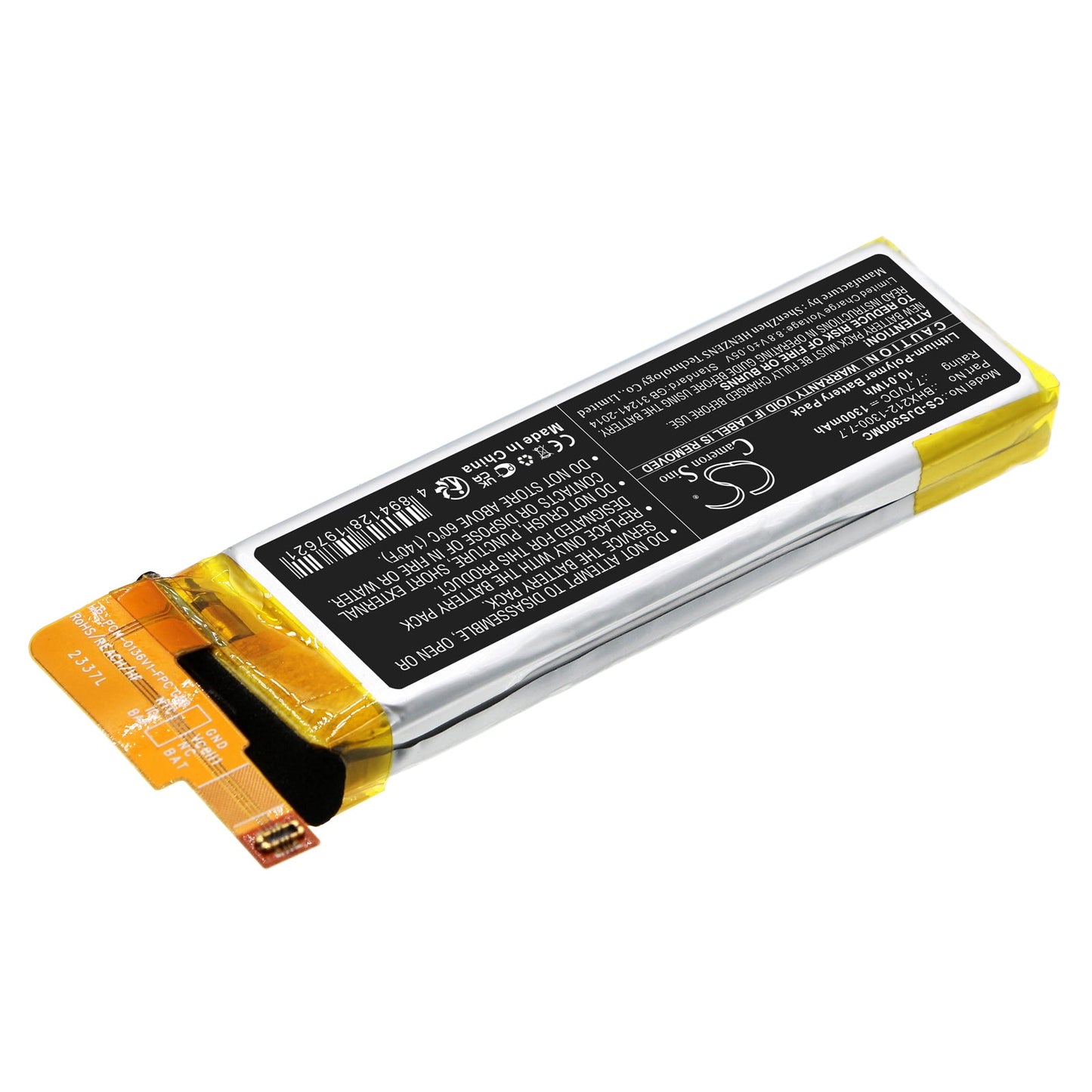 Replacement Battery for DJI  Osmo Pocket 3 – Camera – 1300mAh / 10.01Wh / 7.7V